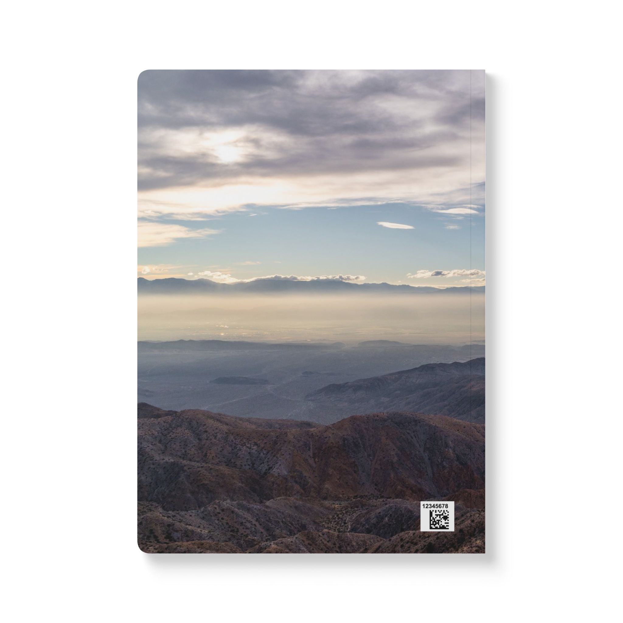 Wellness Reflection Journal – A Heart Set on Desert Horizons – Softcover – Mindful Writing Notebook for Personal Growth & Daily Reflection