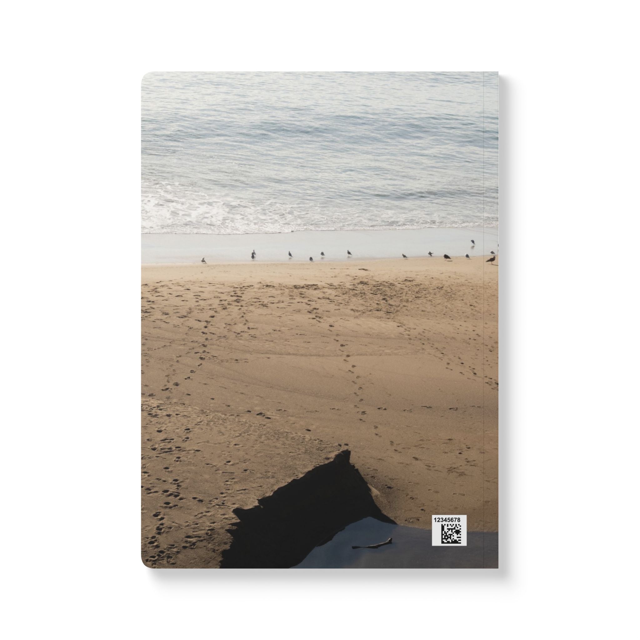 Wellness Reflection Journal – Curved Echoes of Point Reyes – Softcover – Mindful Writing Notebook for Personal Growth & Daily Reflection