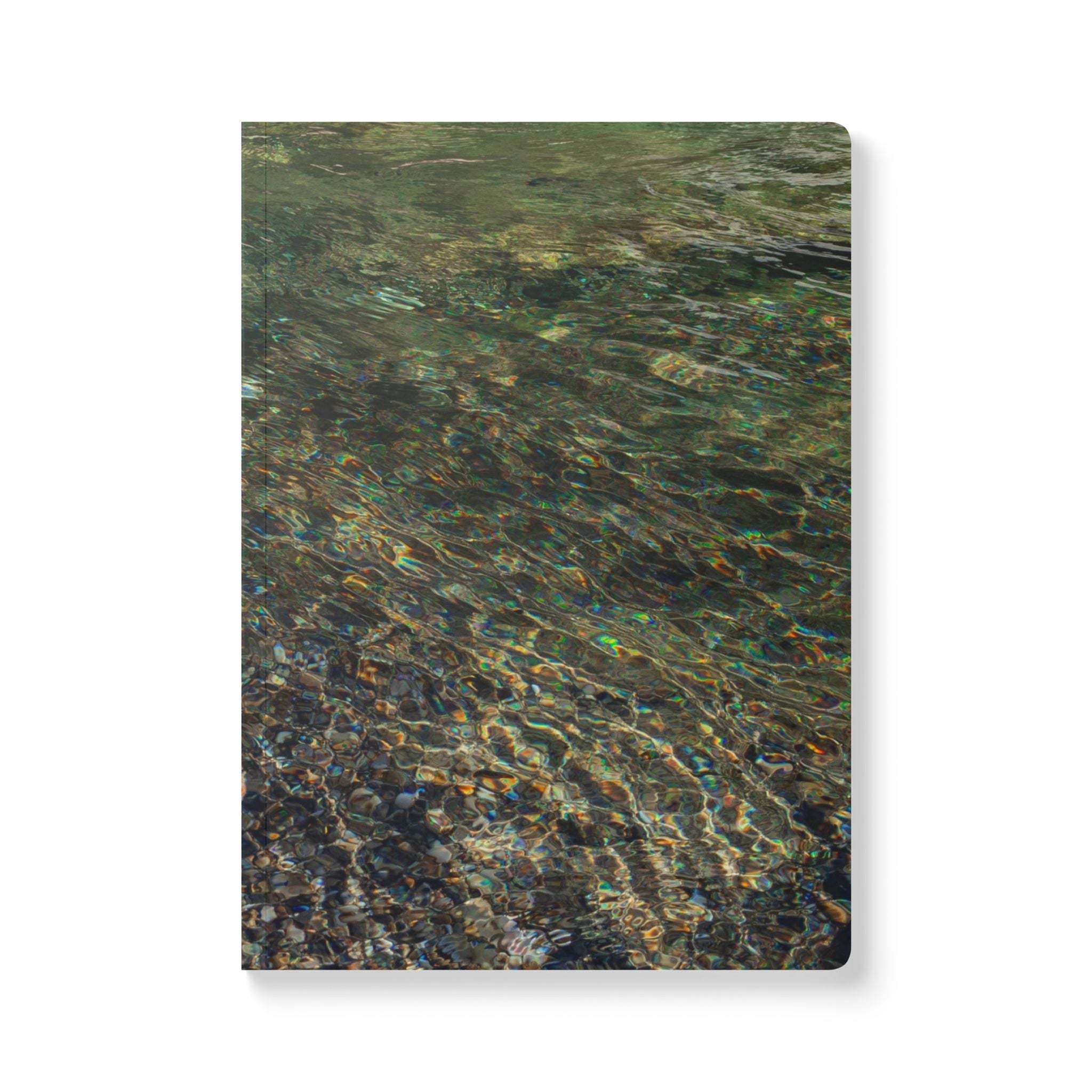 Wellness Reflection Journal – Mosaic Tapestry by the River – Softcover – Mindful Writing Notebook for Personal Growth & Daily Reflection