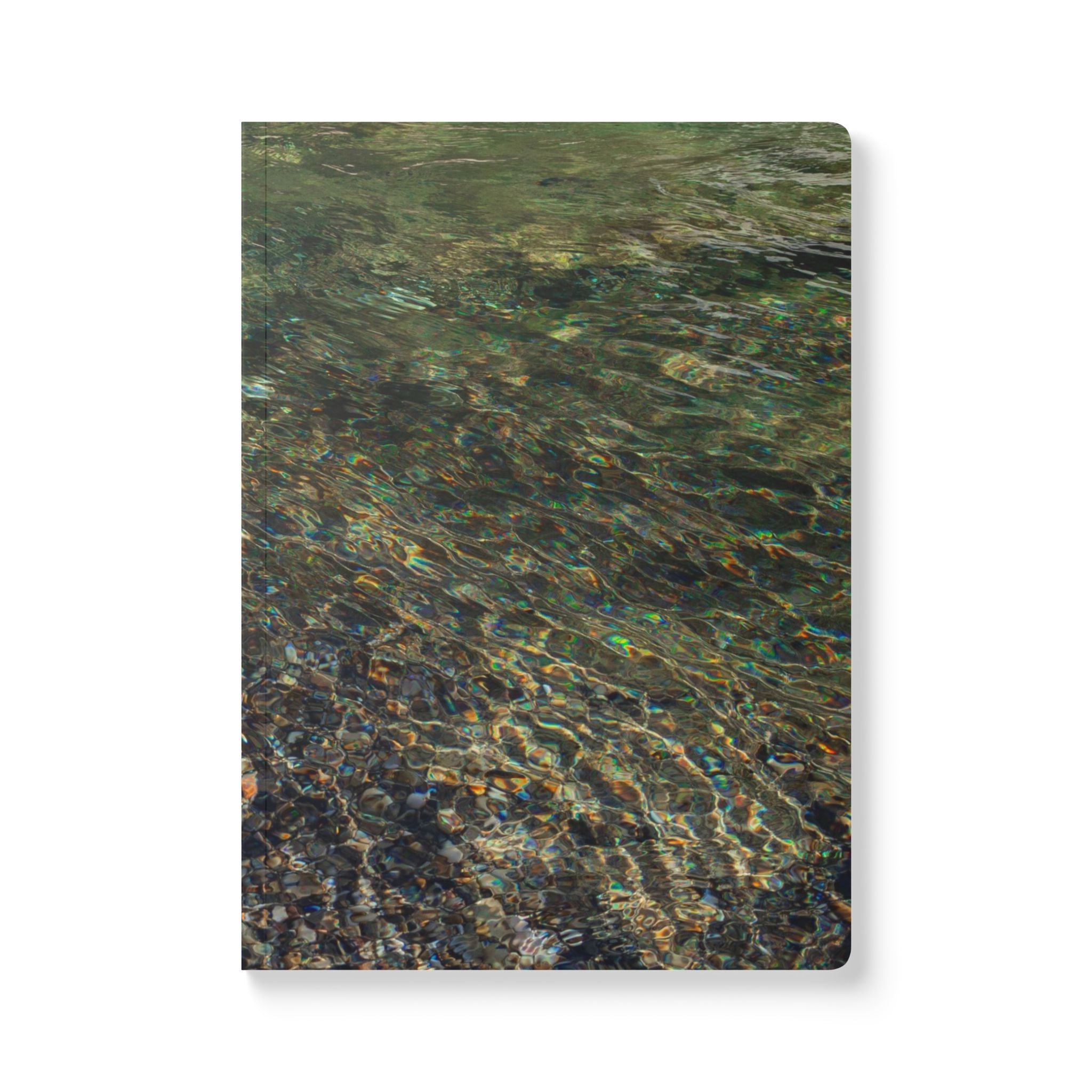 Wellness Reflection Journal – Mosaic Tapestry by the River – Softcover – Mindful Writing Notebook for Personal Growth & Daily Reflection