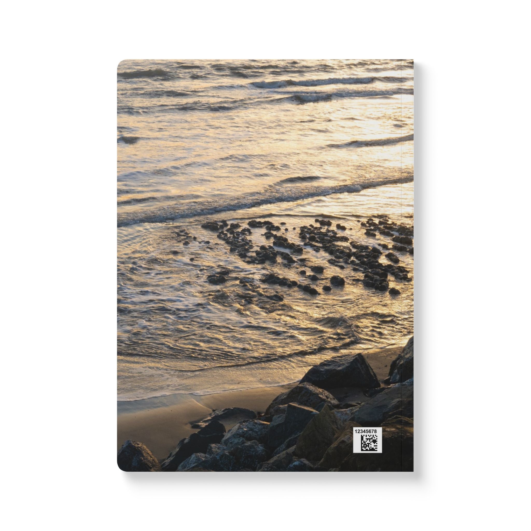 Wellness Reflection Journal – Ripples of Serenity – Softcover – Mindful Writing Notebook for Personal Growth & Daily Reflection