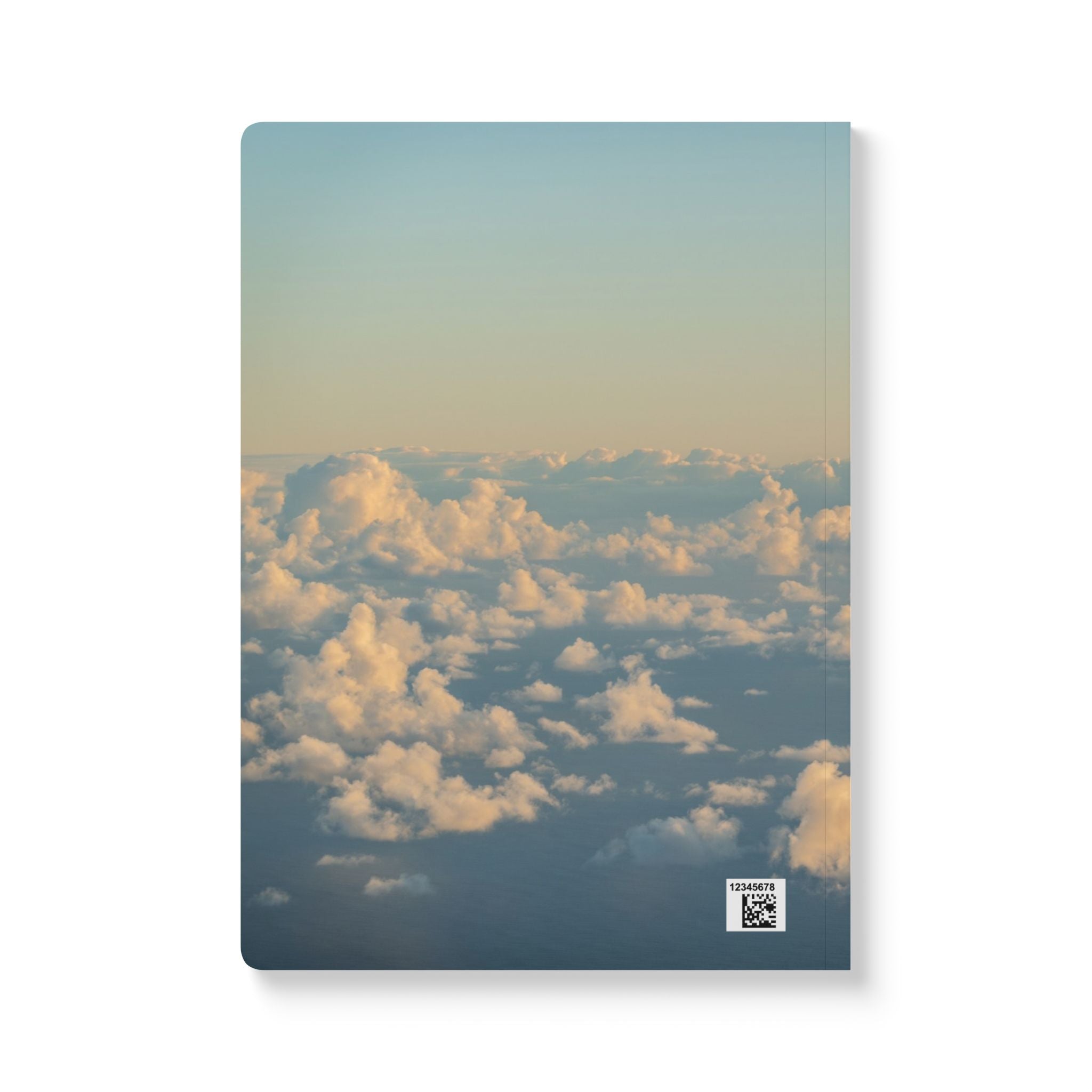 Wellness Reflection Journal – Drifting in the Sky – Softcover – Mindful Writing Notebook for Personal Growth & Daily Reflection
