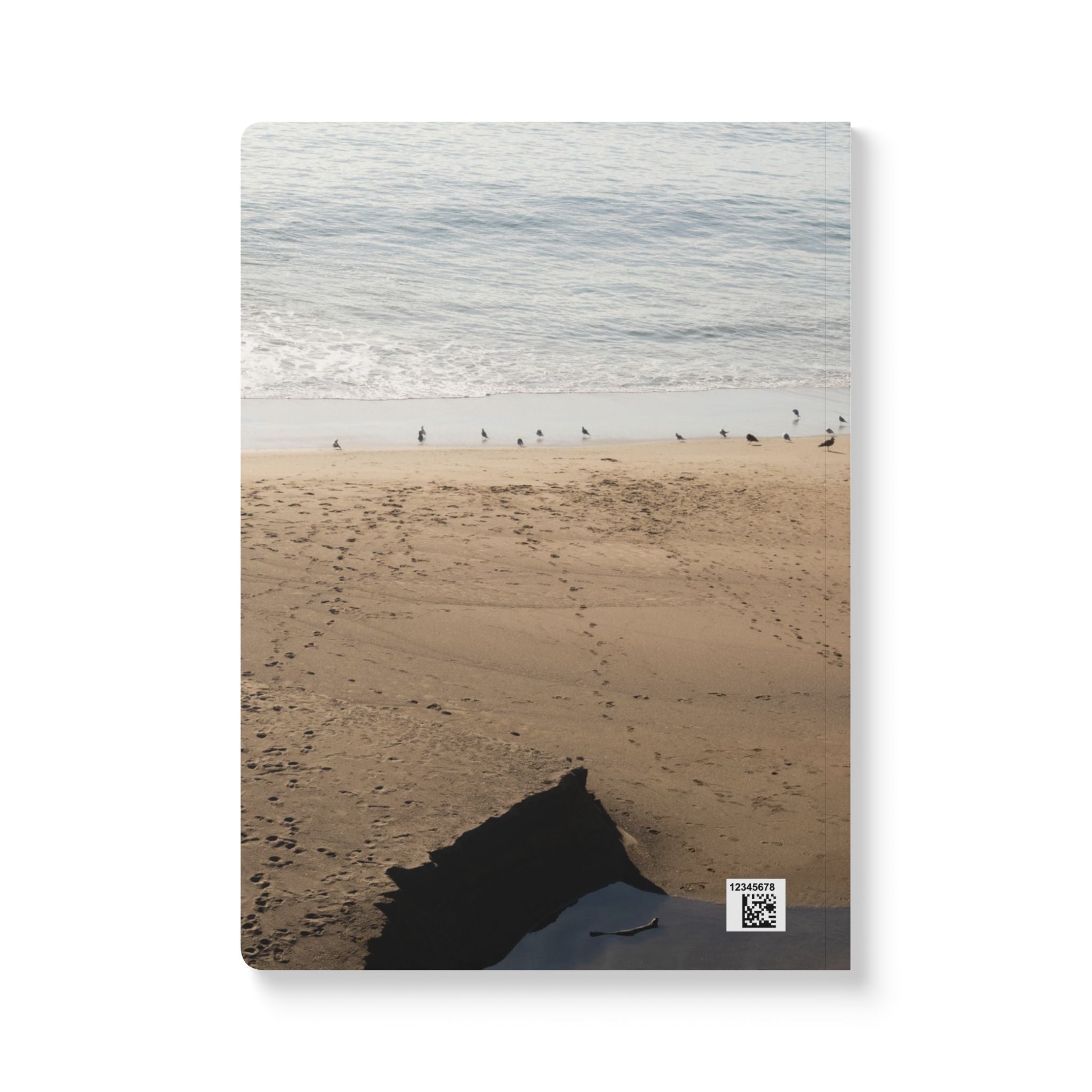 Wellness Reflection Journal – Curved Echoes of Point Reyes – Softcover – Mindful Writing Notebook for Personal Growth & Daily Reflection