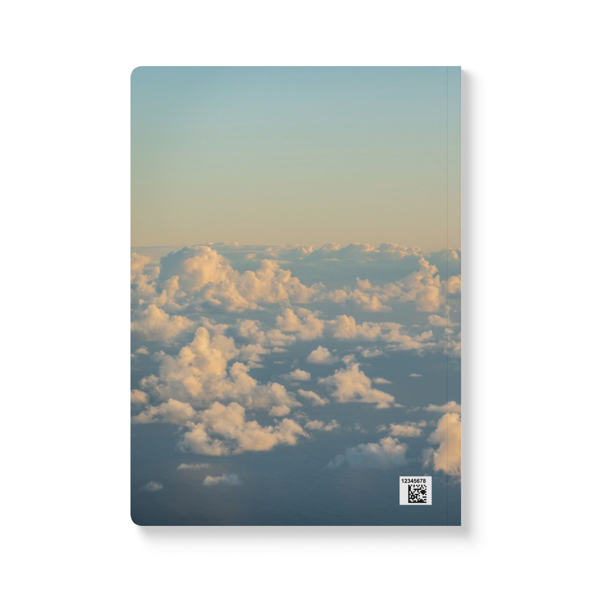 Wellness Reflection Journal – Drifting in the Sky – Softcover – Mindful Writing Notebook for Personal Growth & Daily Reflection