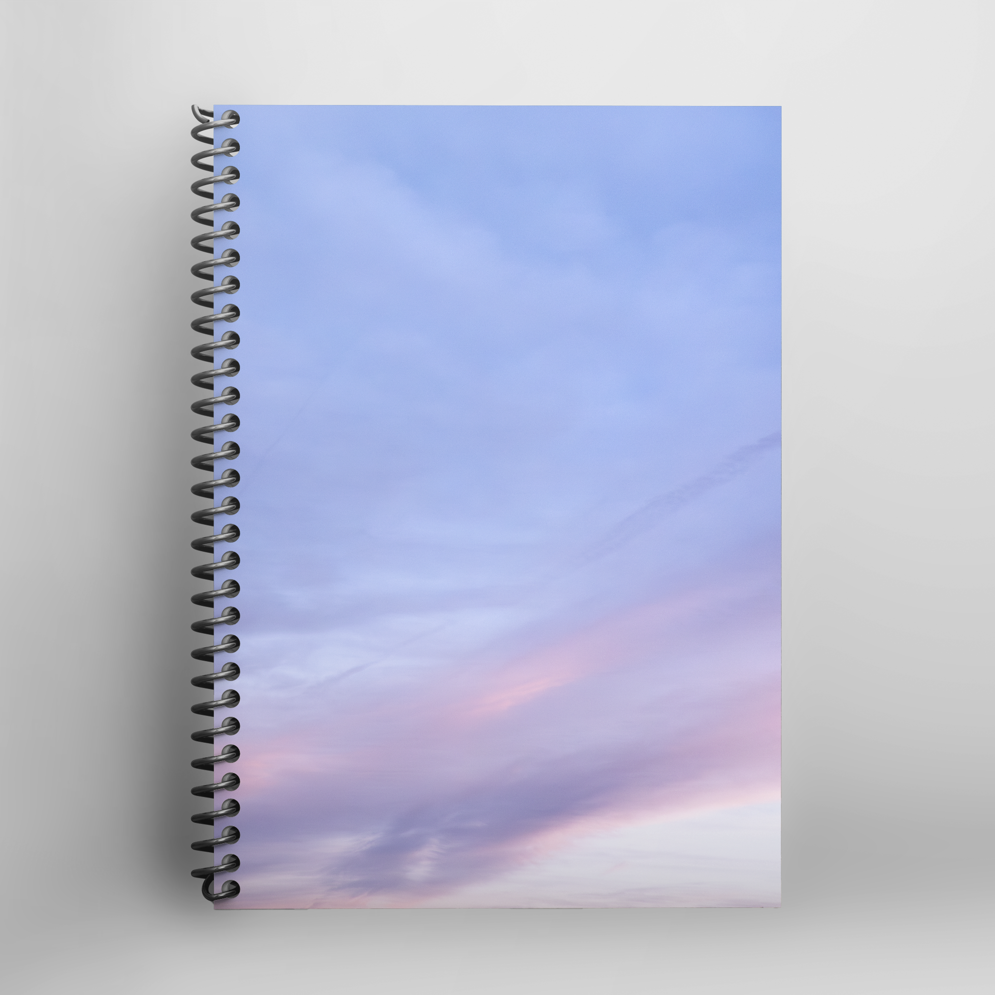 Daily Wellness Planner – Cotton Candy Twilight – Spiral-Bound Paperback – Intentions, Schedule, Priorities & To-Dos for Mindful Productivity (7x10 & A5 Sizes)