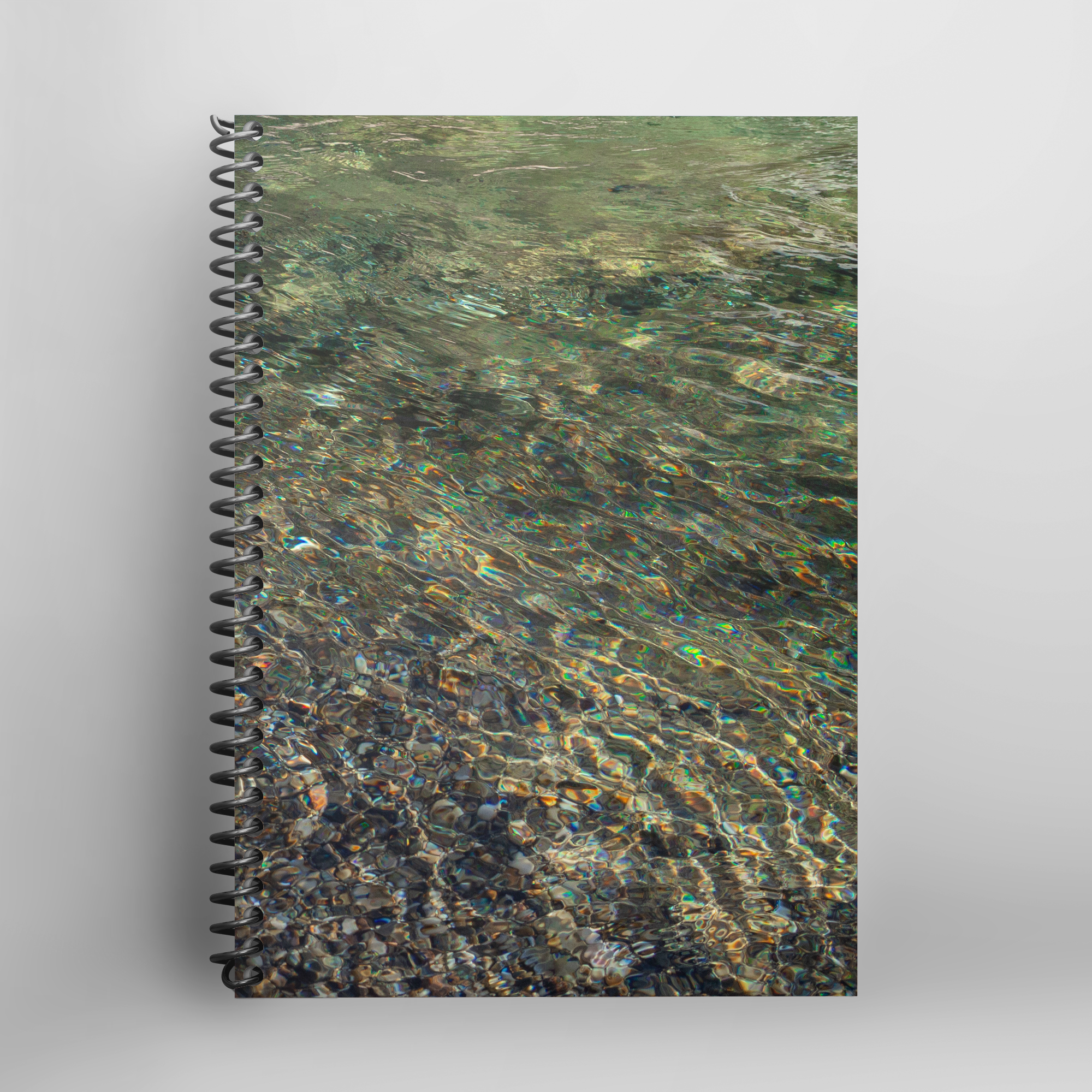 Daily Wellness Planner – Mosaic Tapestry by the River – Spiral-Bound Paperback – Intentions, Schedule, Priorities & To-Dos for Mindful Productivity (7x10 & A5 Sizes)